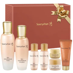 Sooryehan box front showing premium gift set and elegant packaging benefits gifting