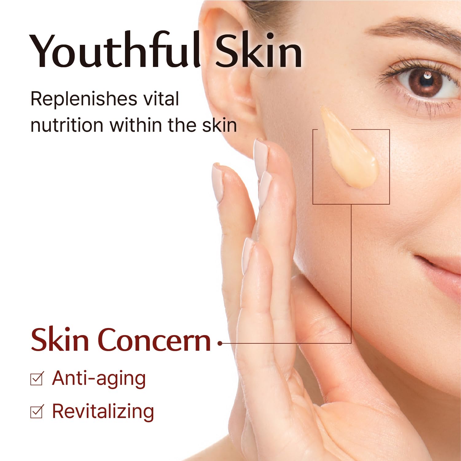 Sooryehan snow fungus extract detail demonstrating deep hydration benefit