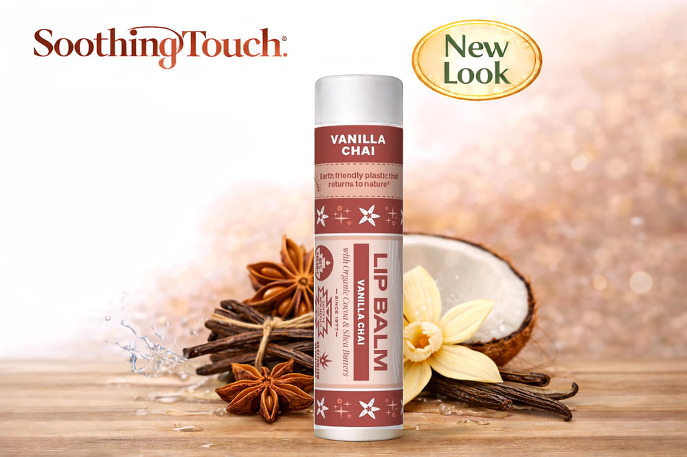 Soothing Touch open tub with fingertip application demonstrating easy use and coverage