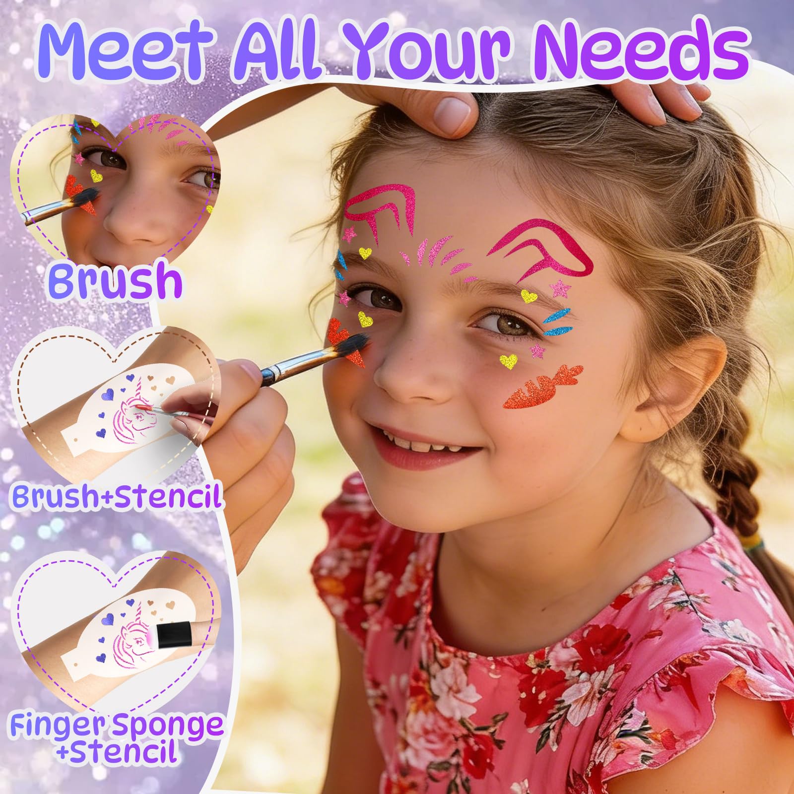 SOOVSY finger sponges close detail for smooth even color application