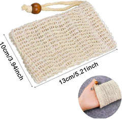 Sopurrrdy sisal texture close-up highlights gentle exfoliating performance