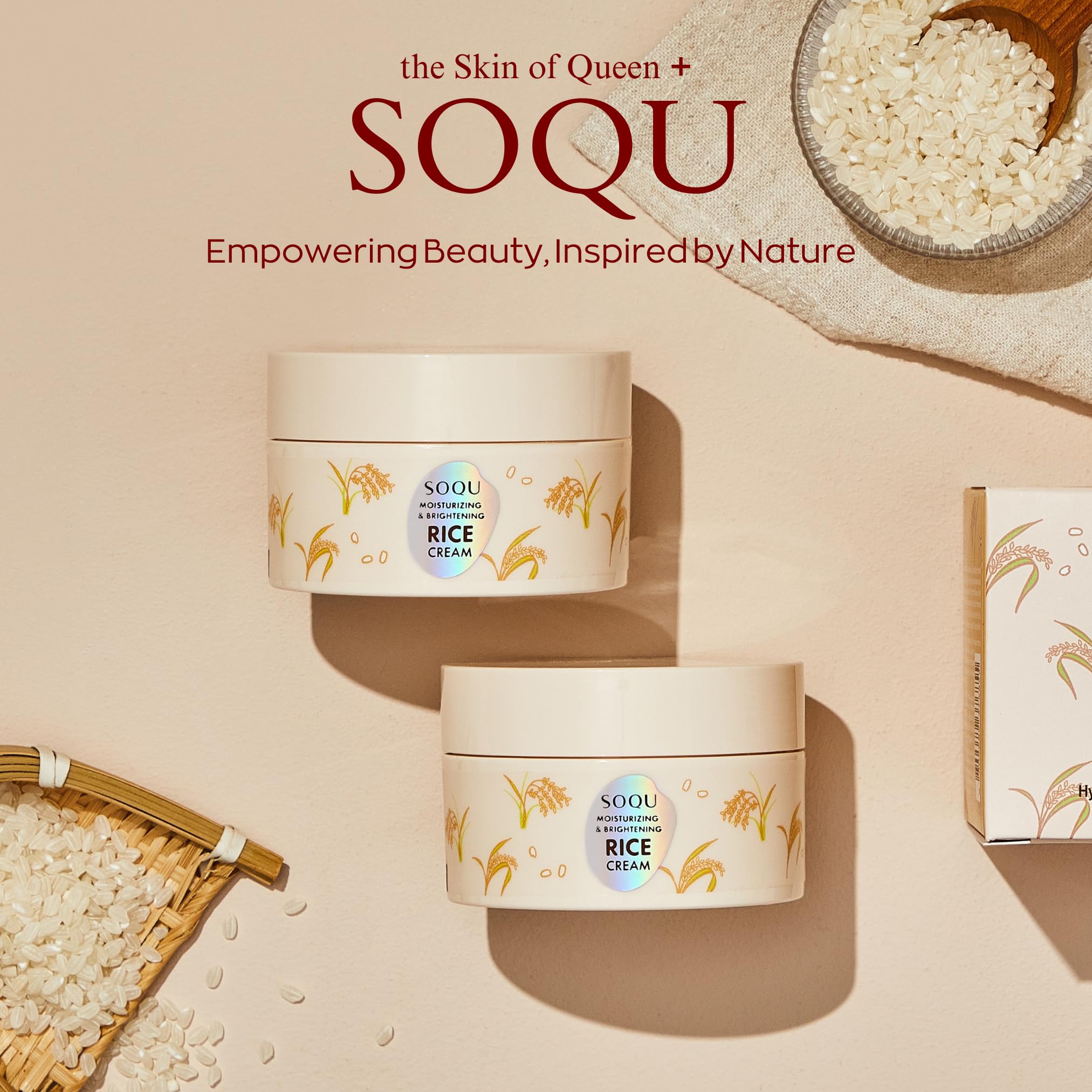 SOQU cream on bathroom shelf in lifestyle scene suggesting daily use and routine benefit