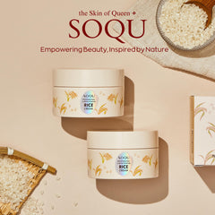 SOQU cream on bathroom shelf in lifestyle scene suggesting daily use and routine benefit
