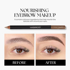 SORMÉ before and after brow application showcasing fuller natural-looking arches