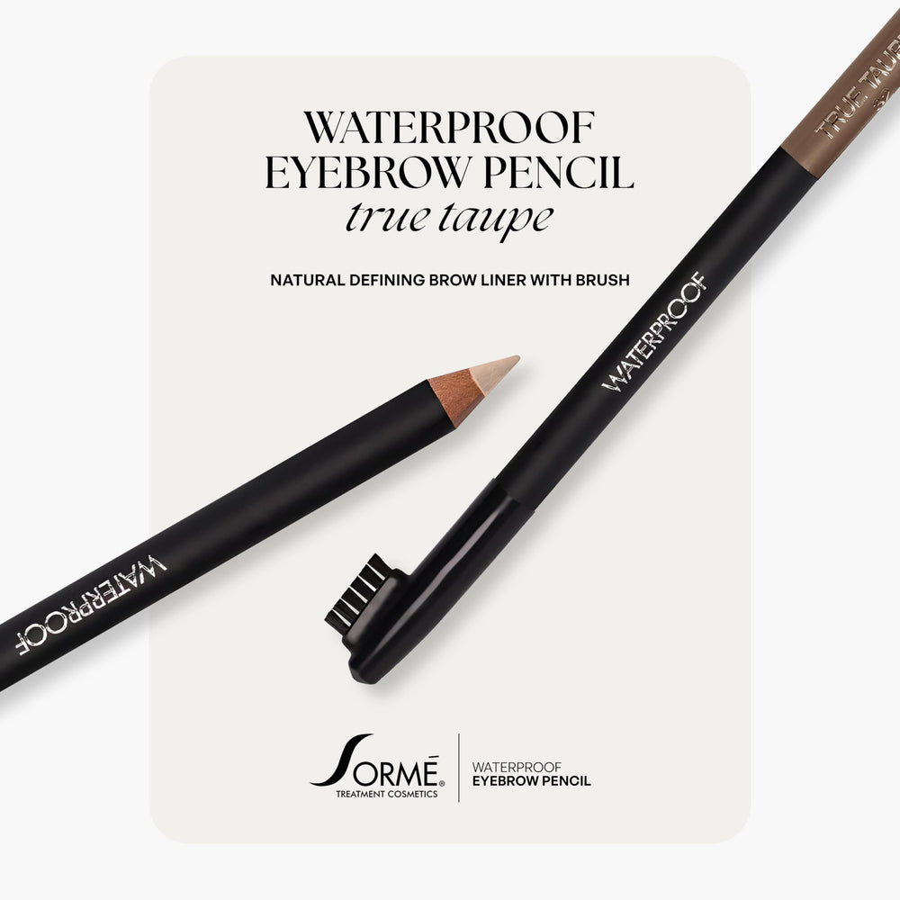 SORMÉ close-up of pencil tip delivering precise hair-like strokes for natural definition