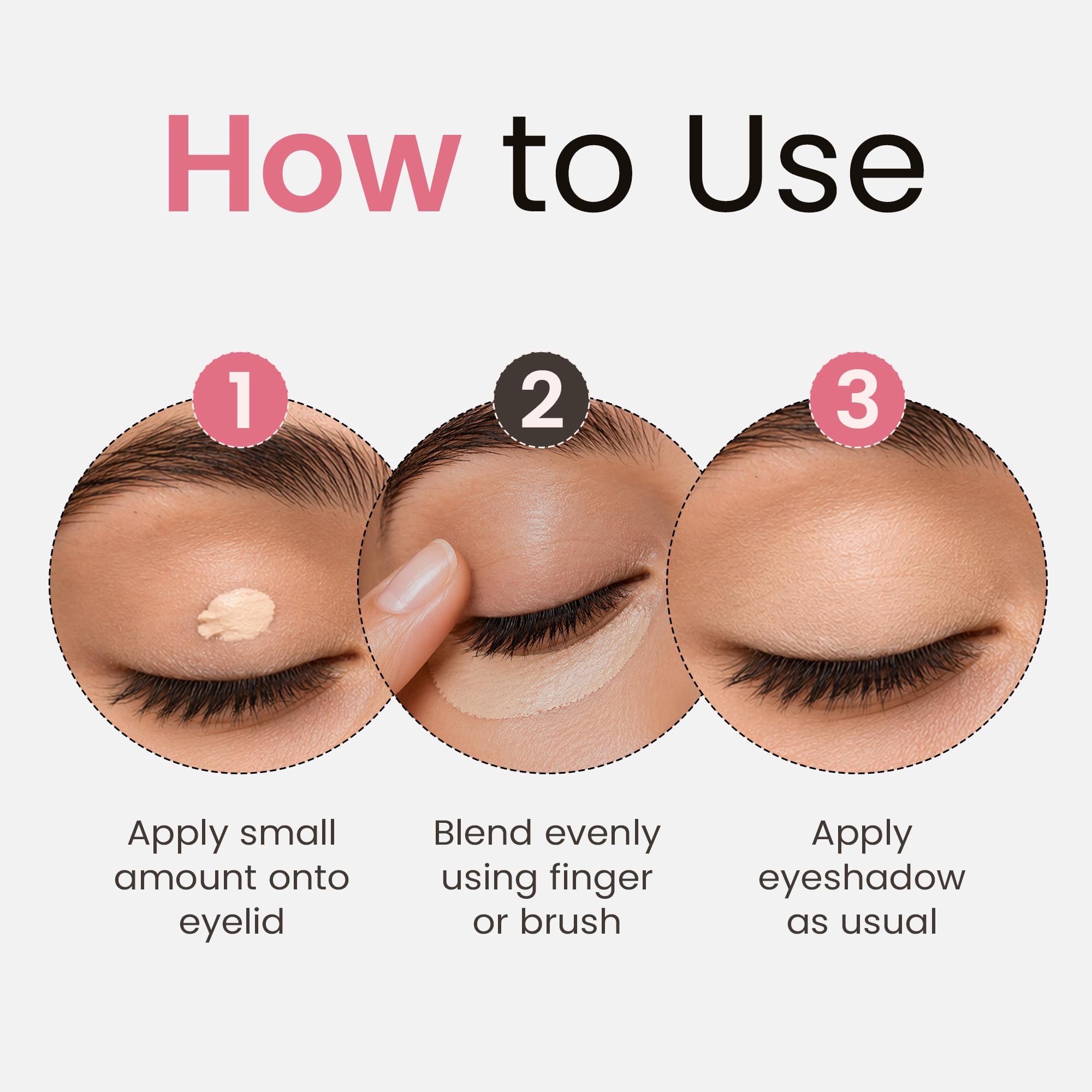 SORMÉ before-and-after eyelid showing neutralized tone and smoother canvas