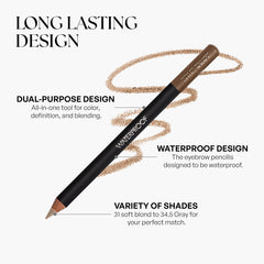 SORMÉ spoolie detail blending pigment smoothly for a seamless finished brow look