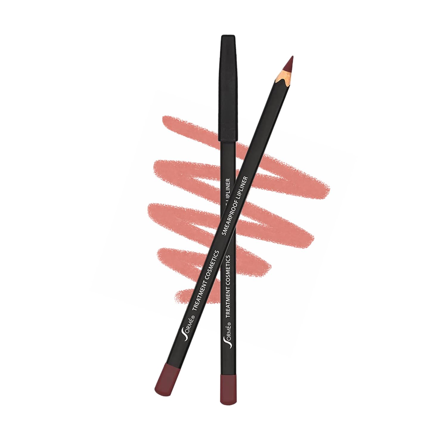 SORMÉ front view of Tease lip liner showing color and packaging benefit long-wear