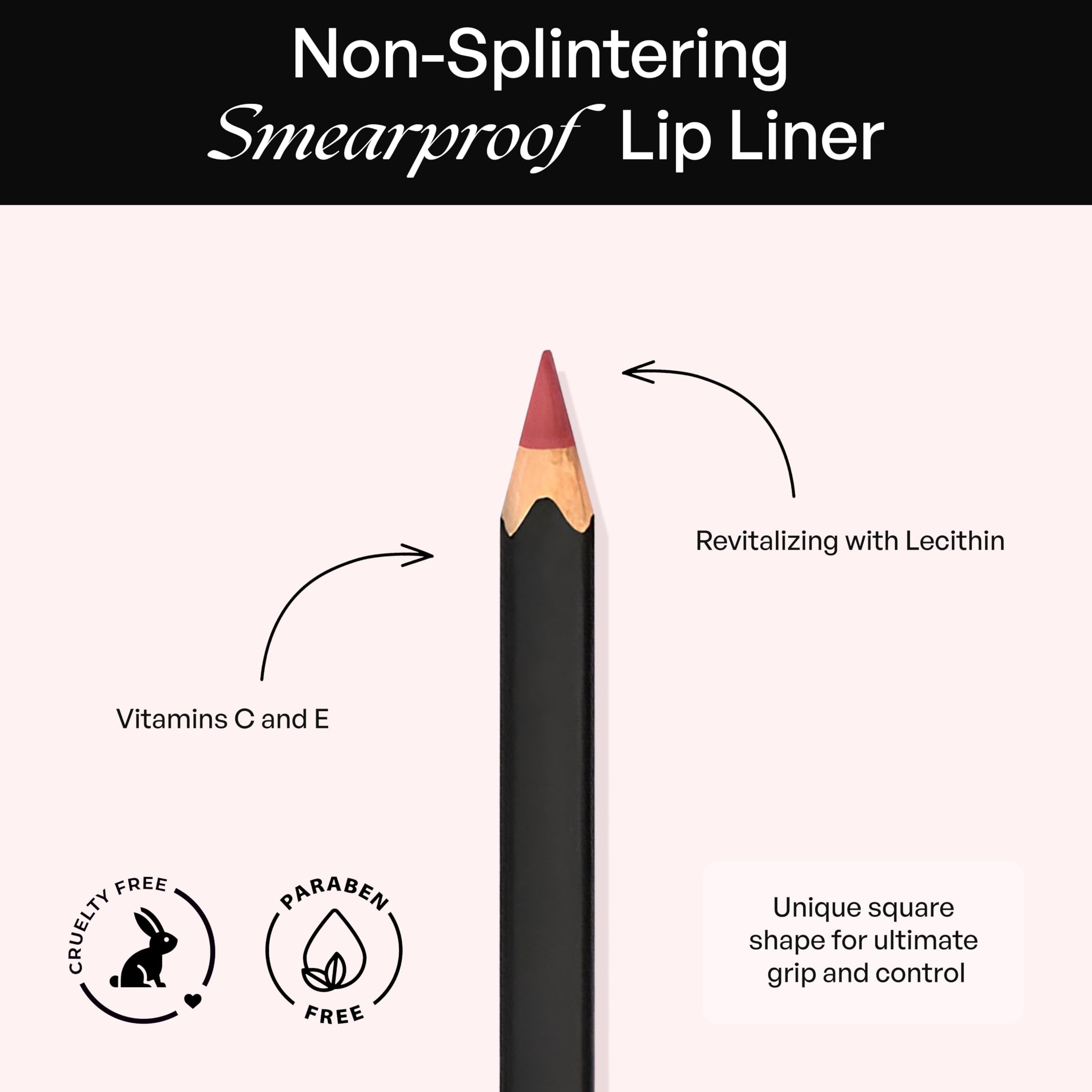 SORMÉ close-up of square tip showing precision for sharp lip edges