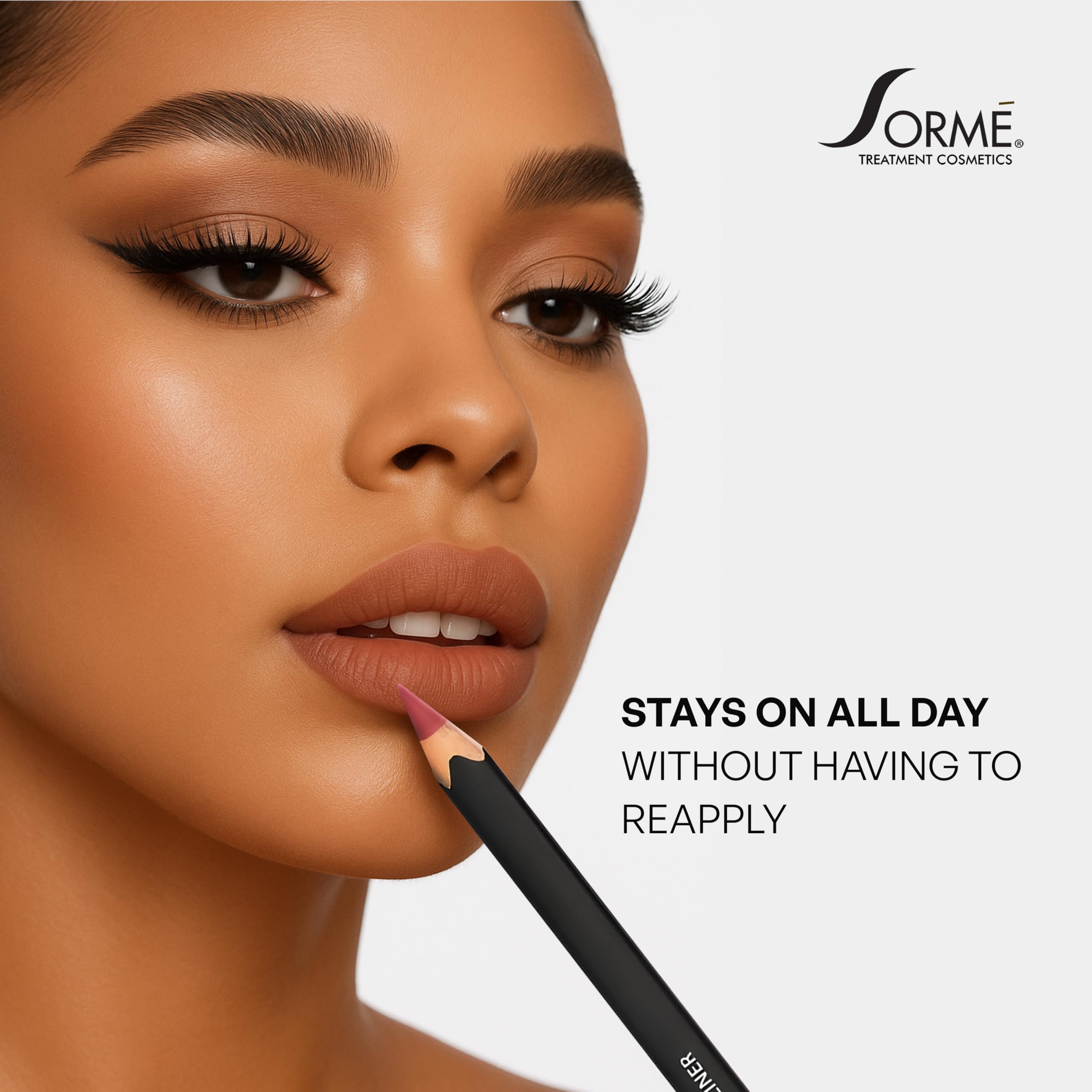 SORMÉ creamy texture stroke on skin demonstrating smooth glide and coverage