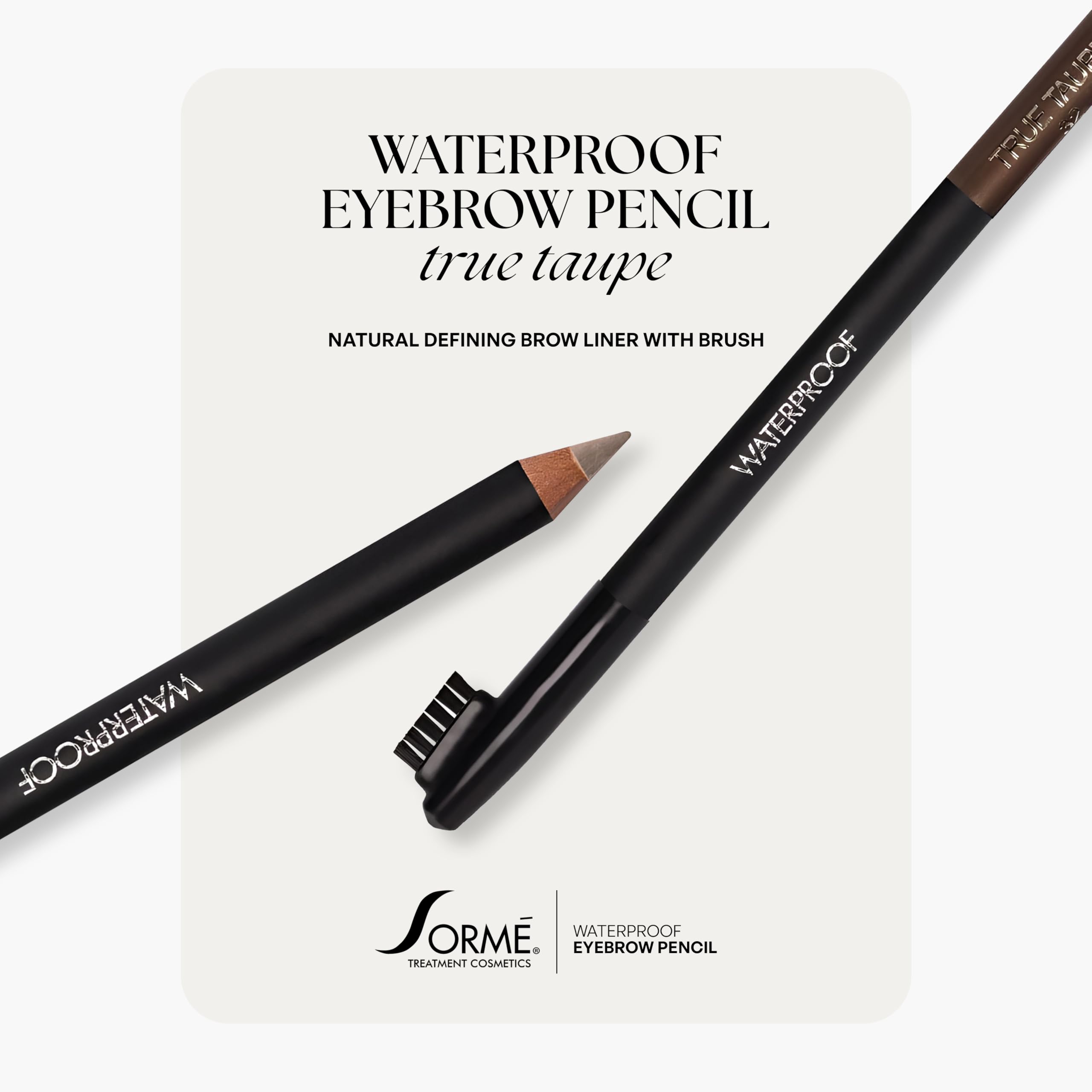 SORMÉ pencil tip close-up revealing fine point for hair-like strokes and precise shaping