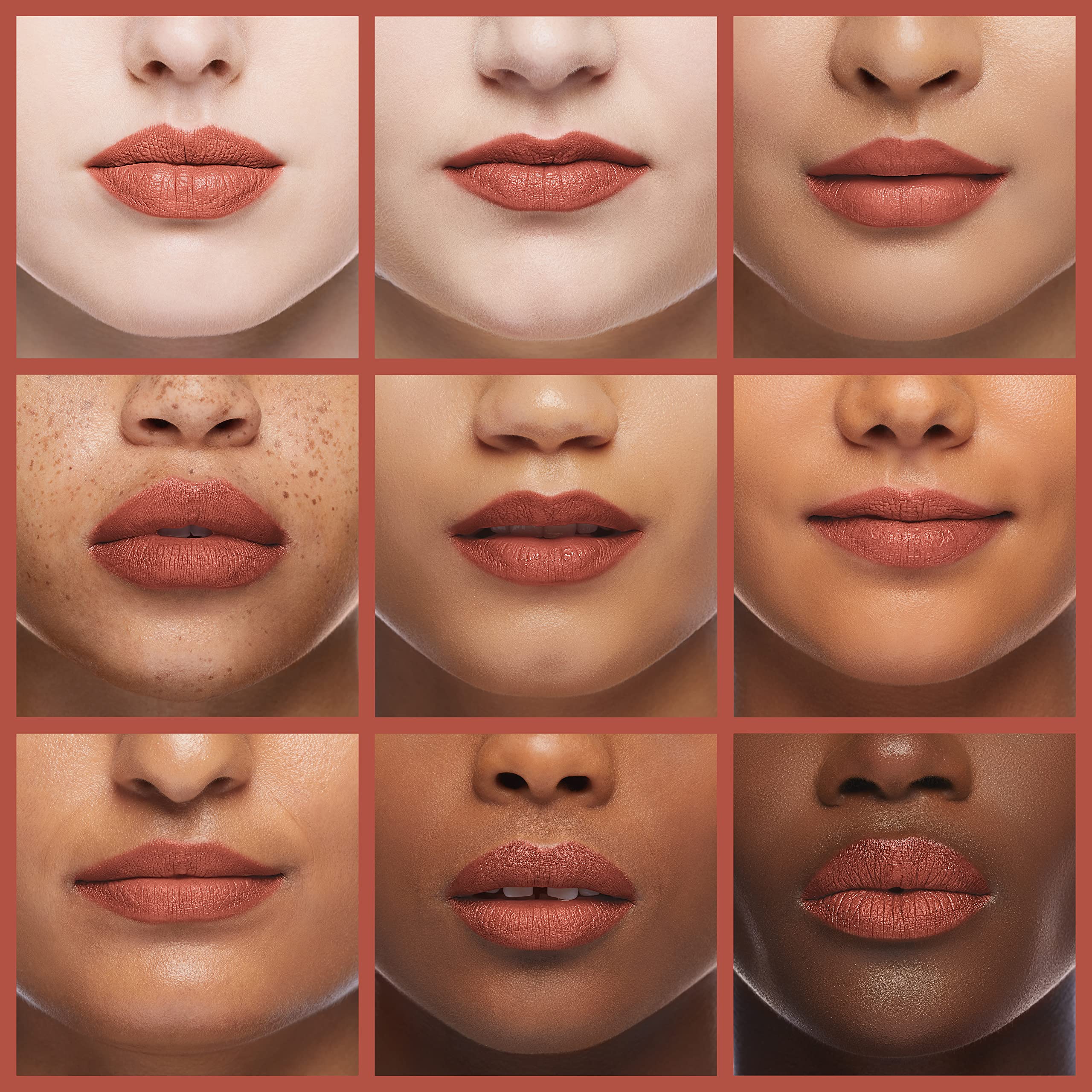 SORMÉ filled lips full-coverage look offering lasting color and no feathering