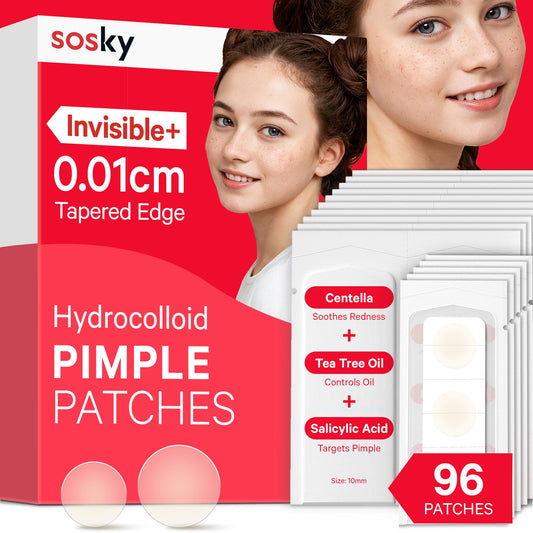 Sosky front packaging showing 96-count kit and benefits