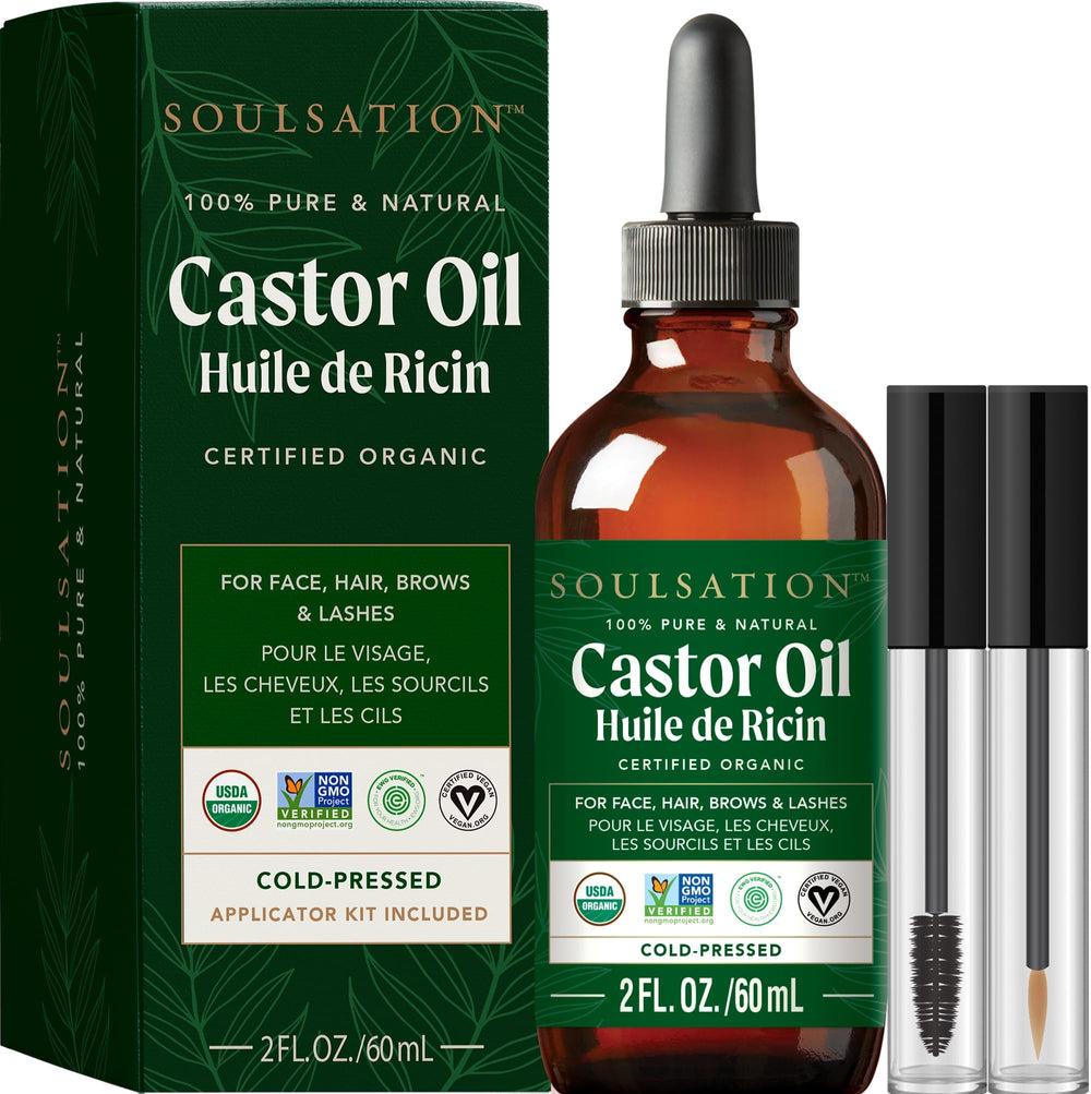 SOULSATION front bottle showing clean label and 2 oz size, highlights purity