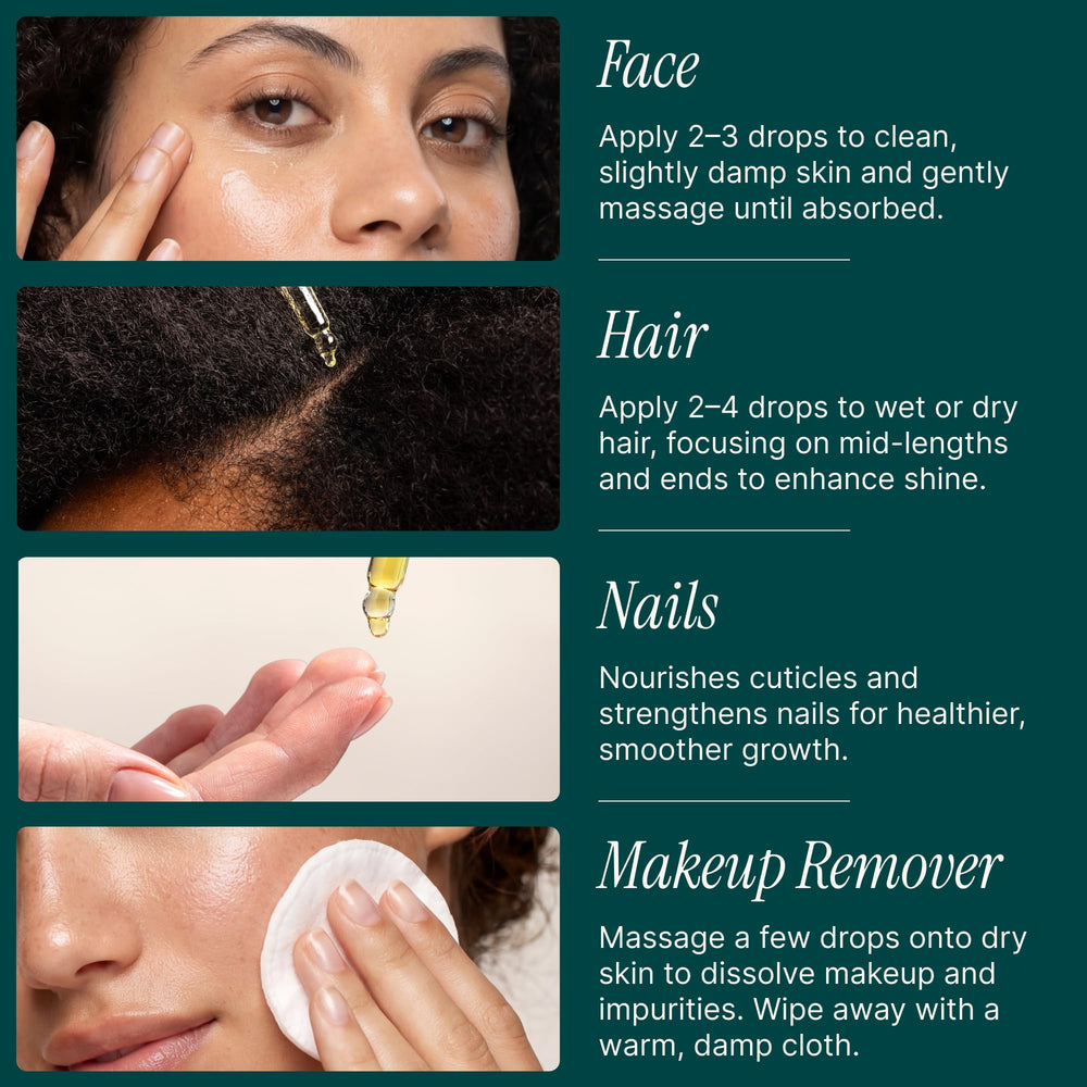 SOULSATION hands massaging oil into scalp to illustrate scalp nourishment
