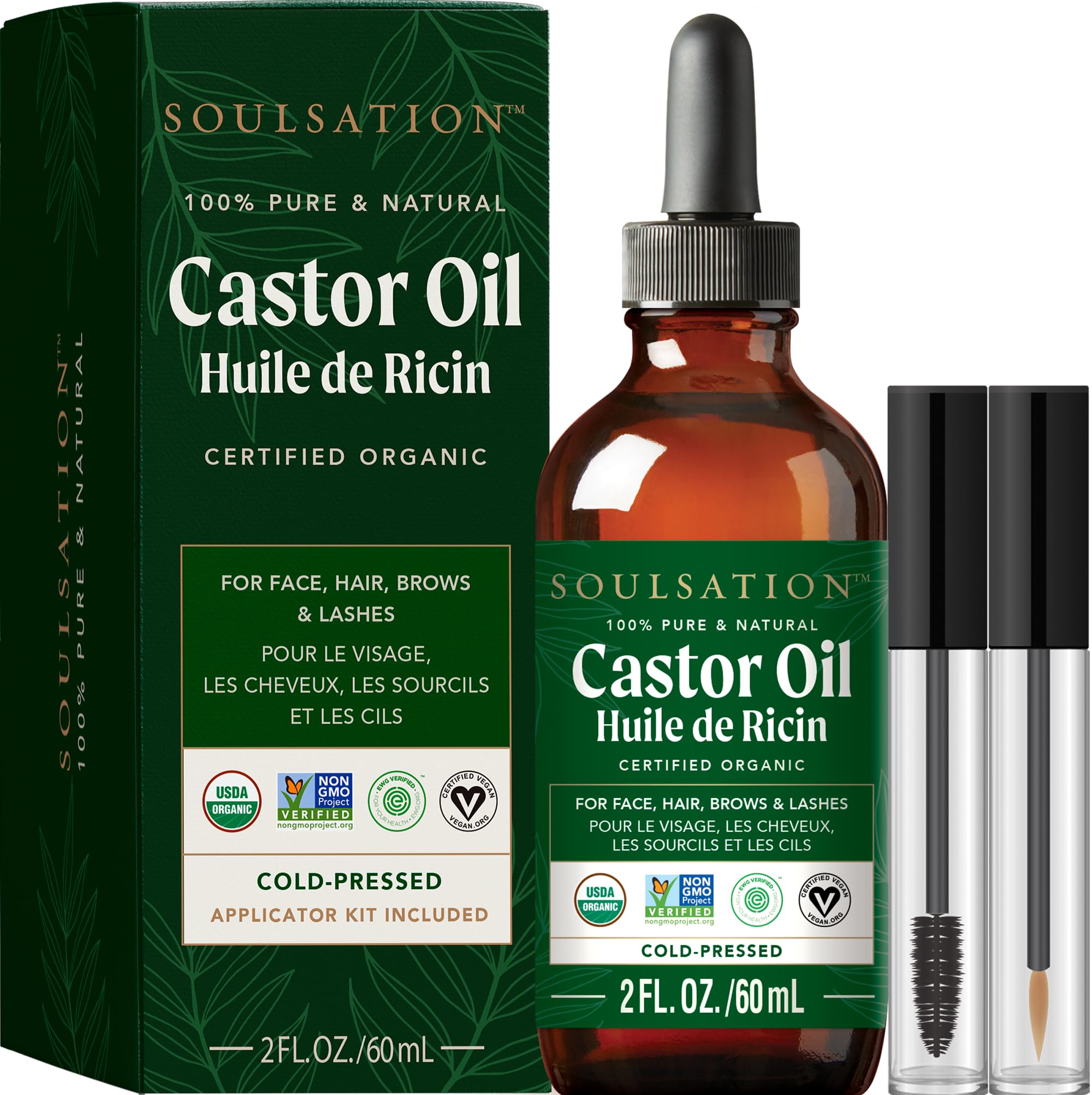 SOULSATION label with organic and cruelty-free certifications for ethical sourcing