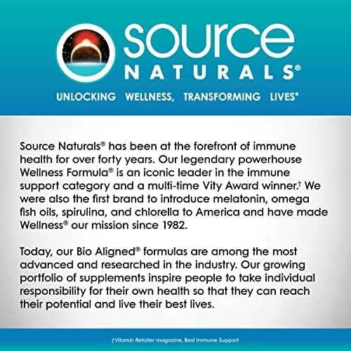 Source Naturals packaging label and ingredients, transparency and quality benefit