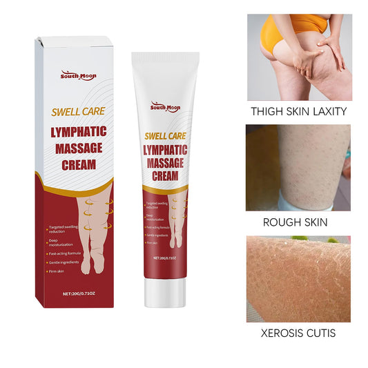 South Moon cream texture close-up demonstrating smooth glide and massage readiness