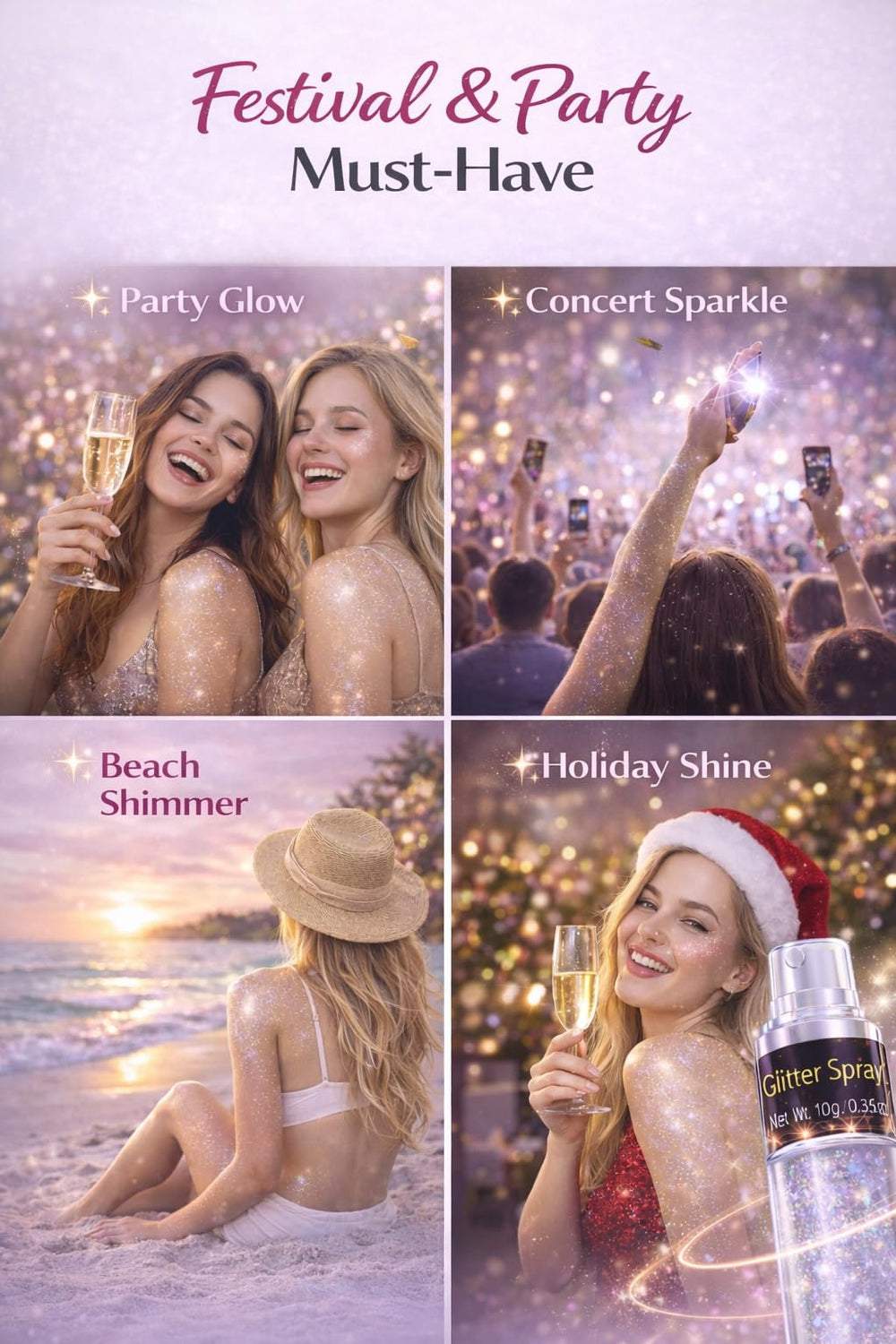Sovano used at festival highlighting long-lasting prismatic stage-ready shine