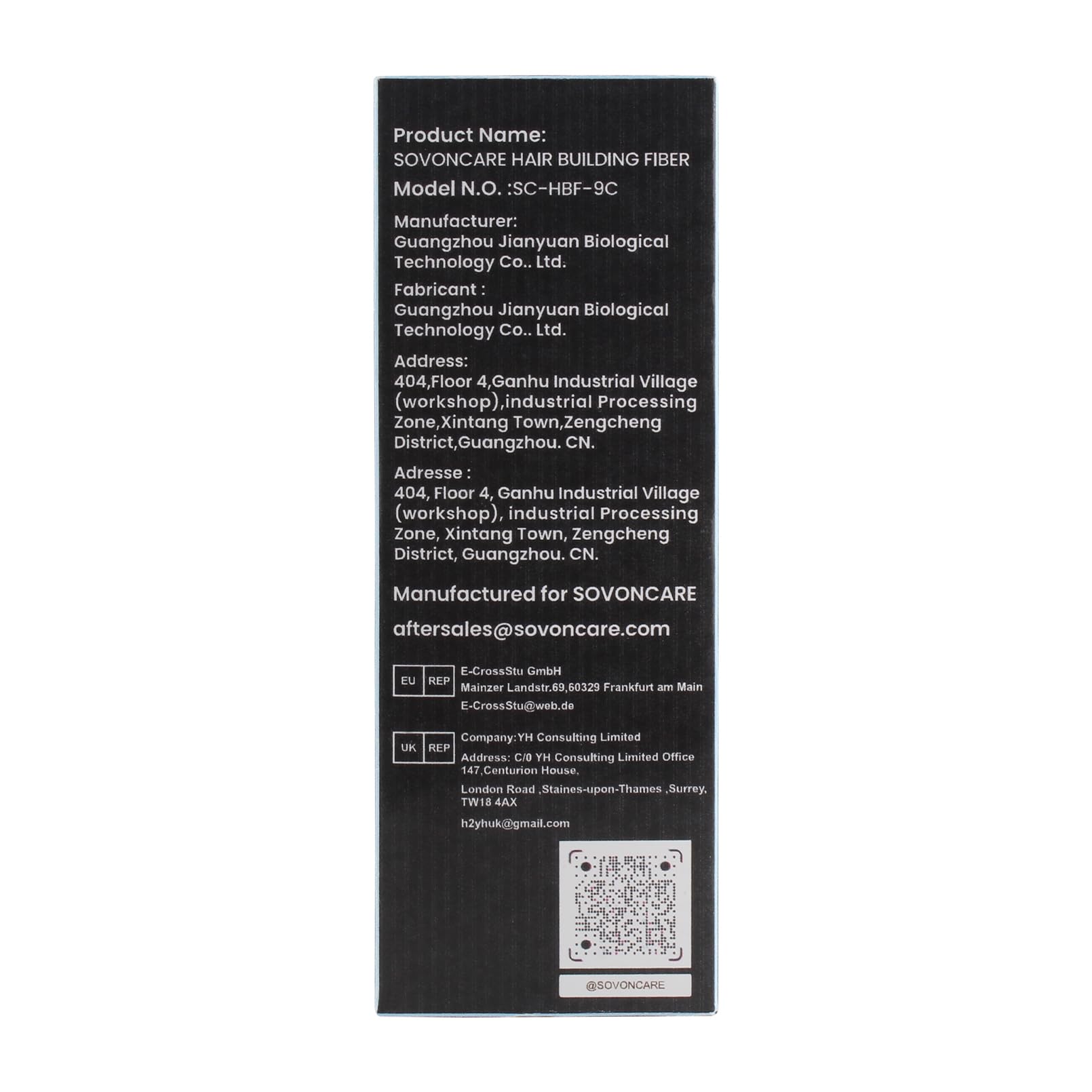 SOVONCARE fibers on wet-resistant test showing sweat-resistant benefit