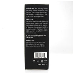 SOVONCARE washout with shampoo showing simple removal and clean scalp