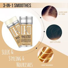 SOVONCARE applying stick to wig hairline for neat seamless blending benefit