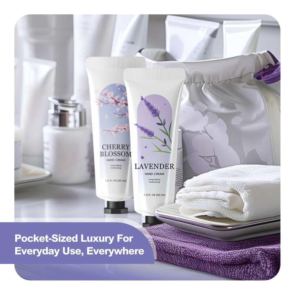 spa luxetique hand cream arranged on a vanity demonstrating stylish bathroom storage