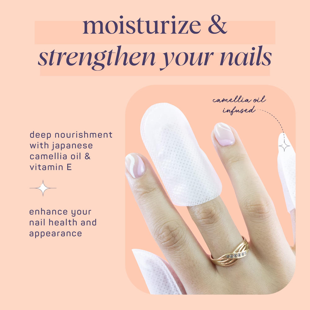 SpaLife wrap in use on a finger demonstrating targeted hydration