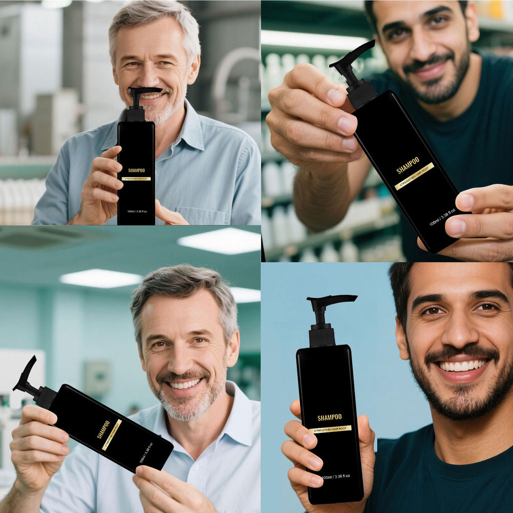 SPARTAN REPAIR SHAMPOO creamy lather on hand demonstrating gentle cleansing