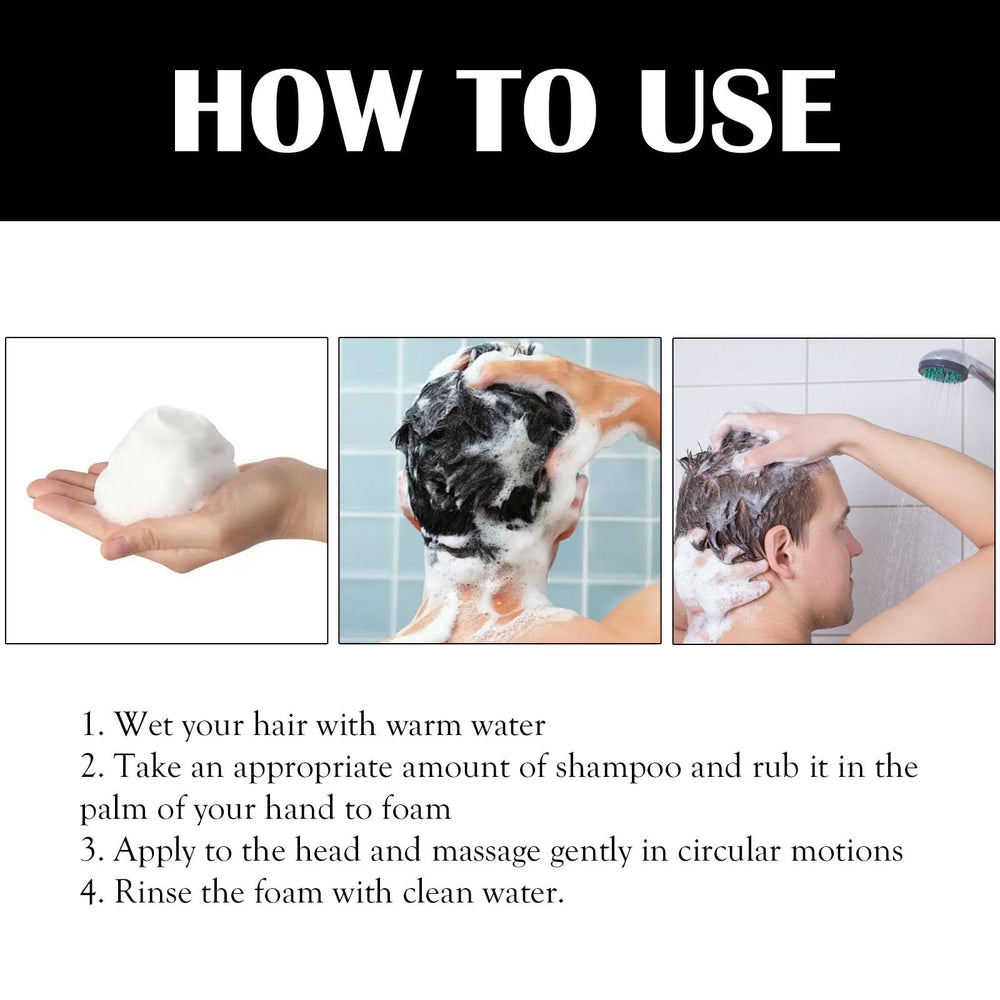SPARTAN REPAIR SHAMPOO held in hand beside a coin showing 100ml scale benefit