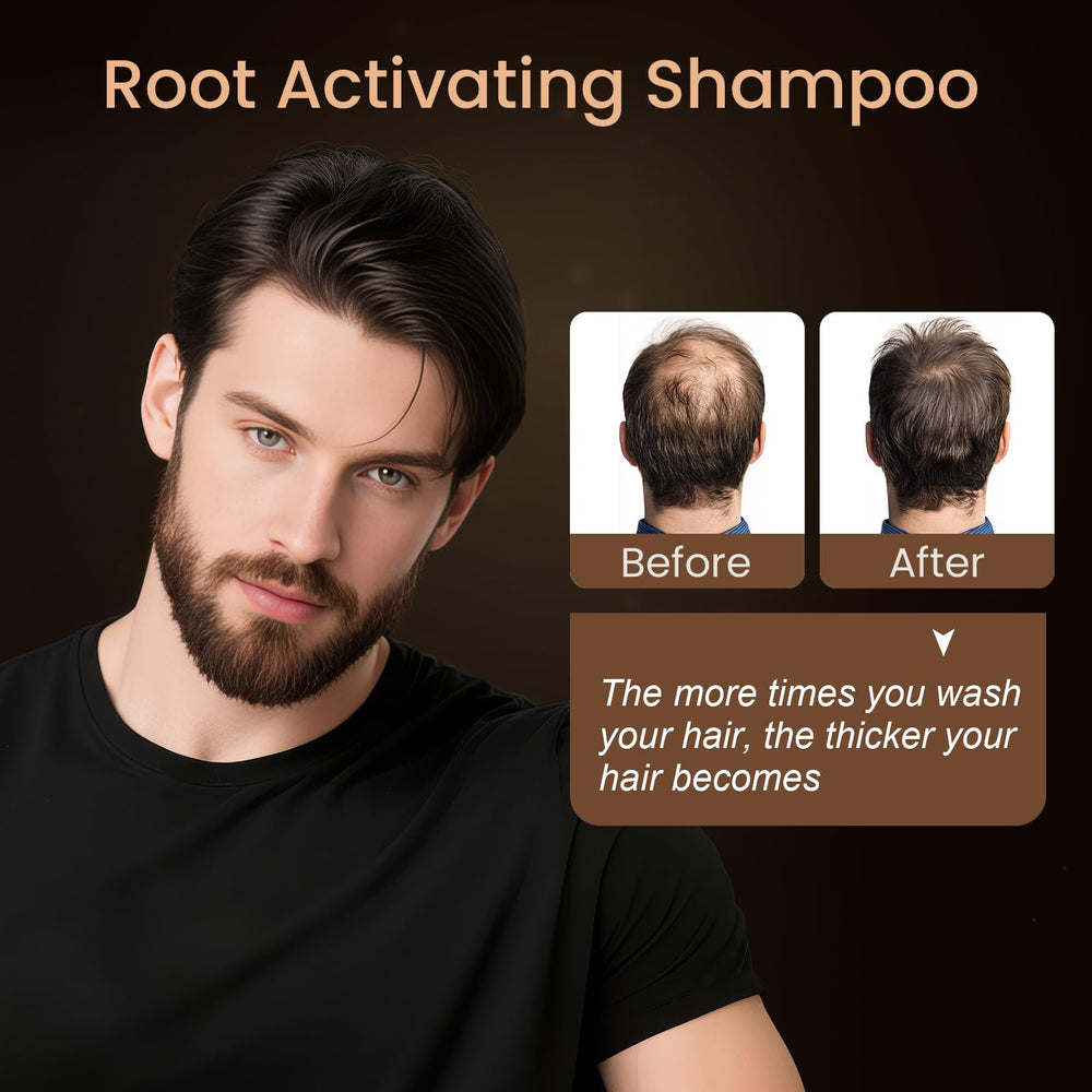 SPARTAN WASH shampoo being massaged into scalp demonstrating effective application