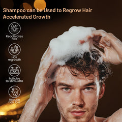 SPARTAN WASH shampoo lather texture showing gentle foam for scalp care