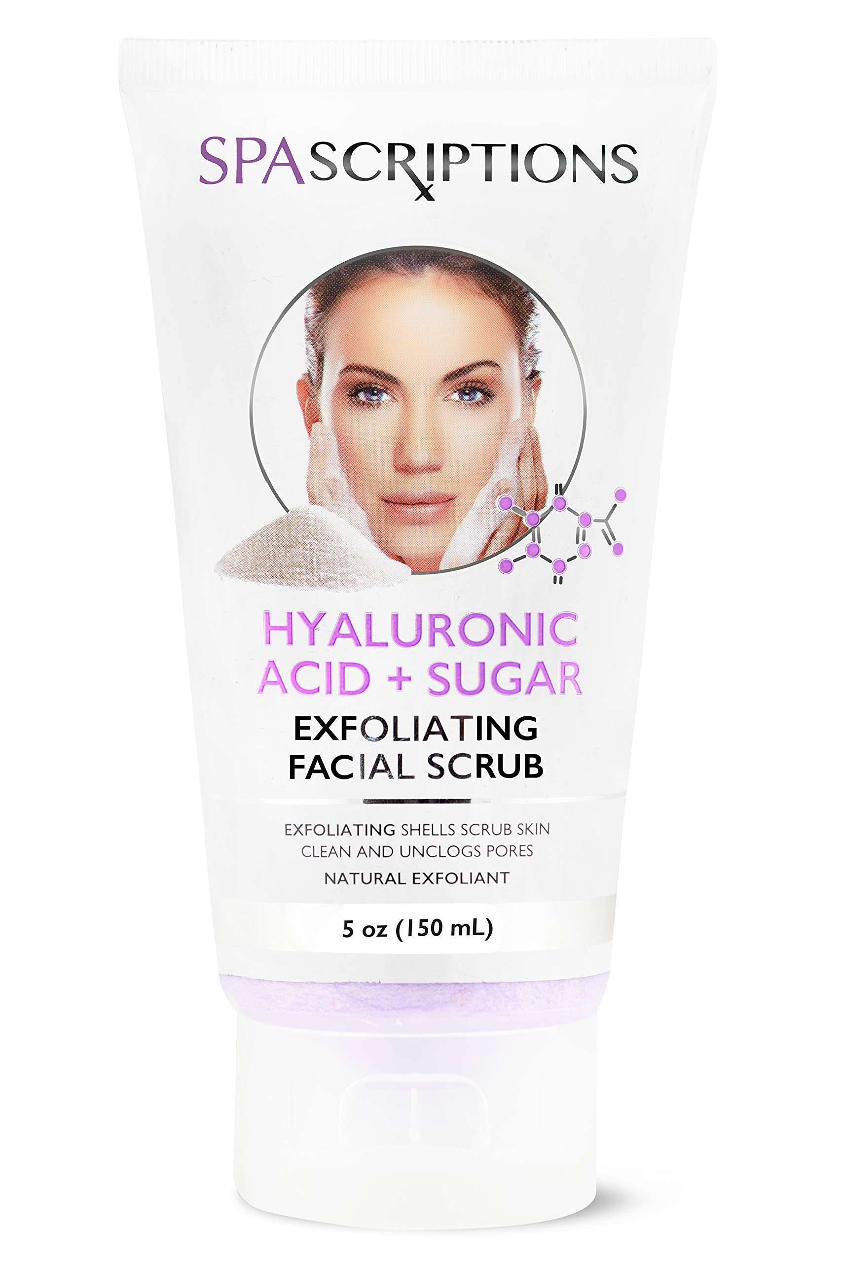 SpaScriptions front packaging showing 5 oz tube and hydrating benefits