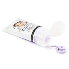 SpaScriptions scrub in hand during bathroom routine demonstrating easy application