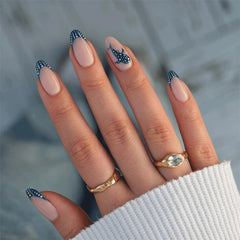 Spebozy front packaging showing 30-piece blue ocean nail set and benefits