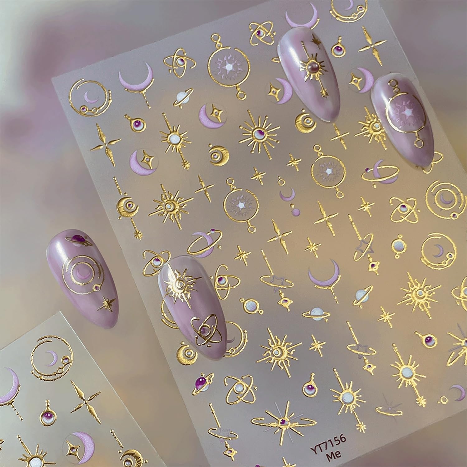 Spebozy decal being applied to press-on nail, fast DIY placement benefit