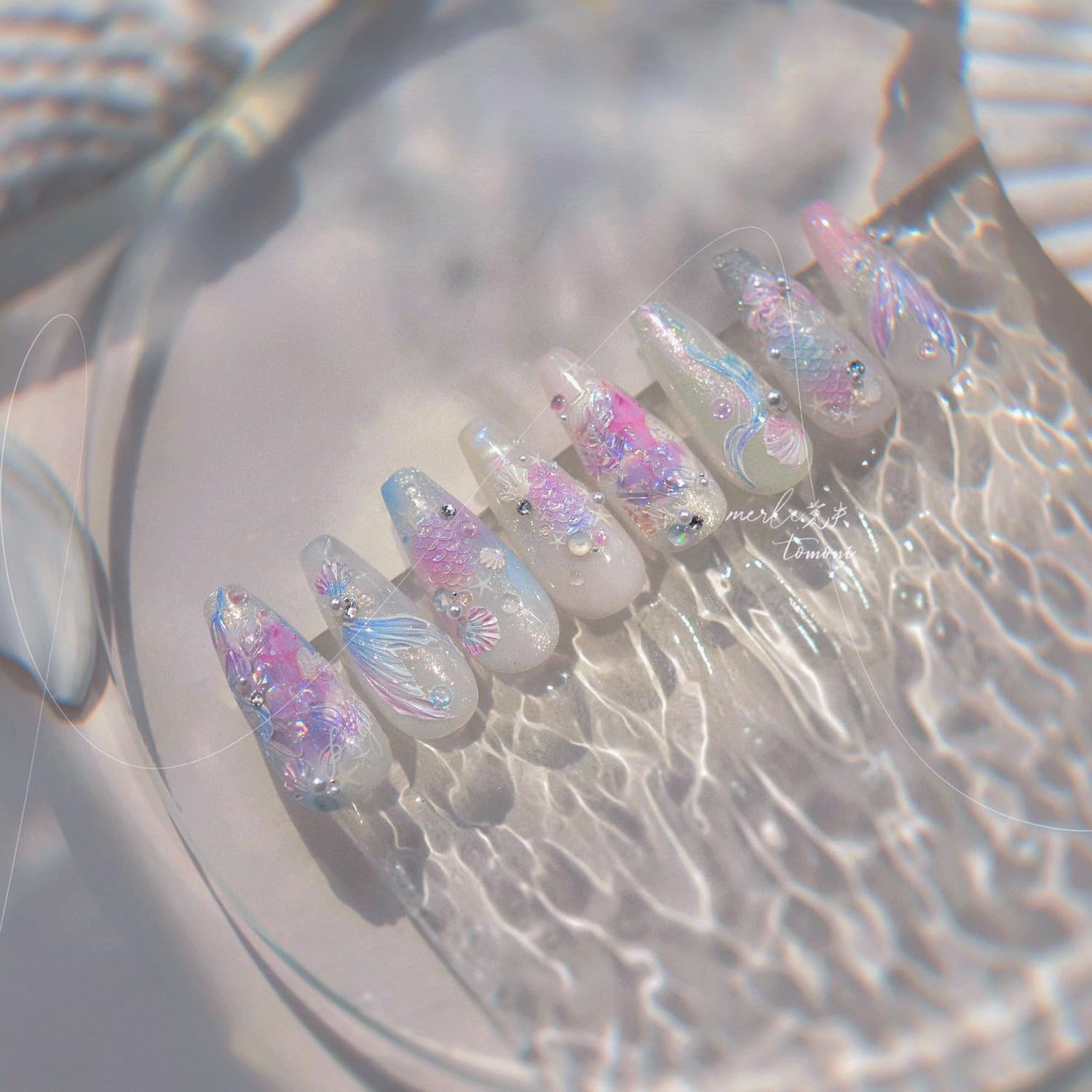 Spebozy starfish and scales arranged to show mix-and-match styling benefit