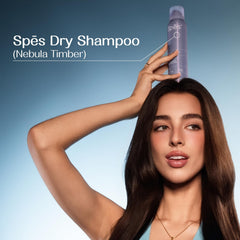 Spes can in hand indicating compact 6.08 fl oz size for travel convenience and quick touch-ups