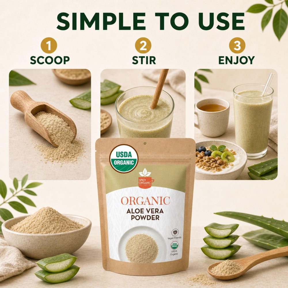 SPICY ORGANIC hair mask applied on strands for improved manageability
