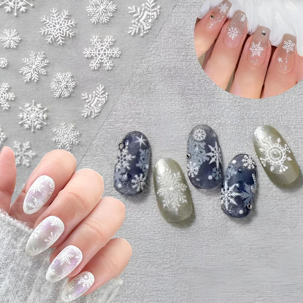 SPLOCUDU detailed view of Santa and snowman decals illustrating playful festive accents