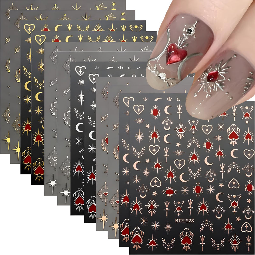 SPLOCUDU front packaging showing 12 sheets and variety of gold silver designs