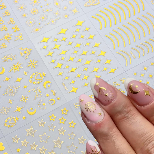 SPLOCUDU close-up of sticker sheet lines and stars showing precise details and easy peel-off