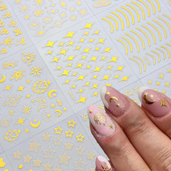 SPLOCUDU close-up of sticker sheet lines and stars showing precise details and easy peel-off