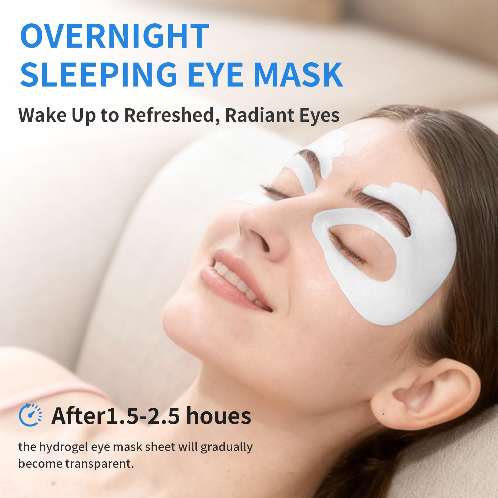 SPODARE patch applied around eye demonstrating 360° fit and comprehensive coverage