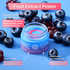 SPODARE close-up of the blueberry swirl showing rich two-tone texture and visual nourishment