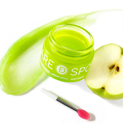 SPODARE front jar showing green apple label and calming design benefit hydration