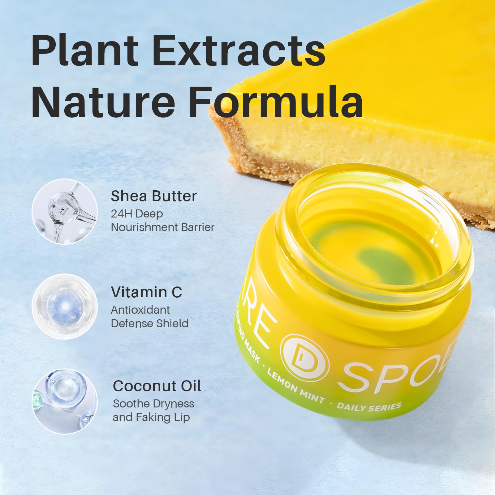 SPODARE open jar revealing smooth gel texture for deep overnight hydration