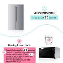 Sport Emblema patches chilled in refrigerator demonstrating cold therapy convenience