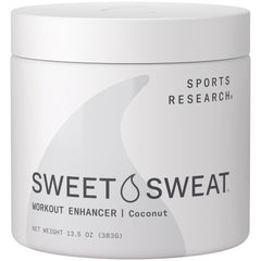 Sports Research jar front view showing label and coconut scent benefit