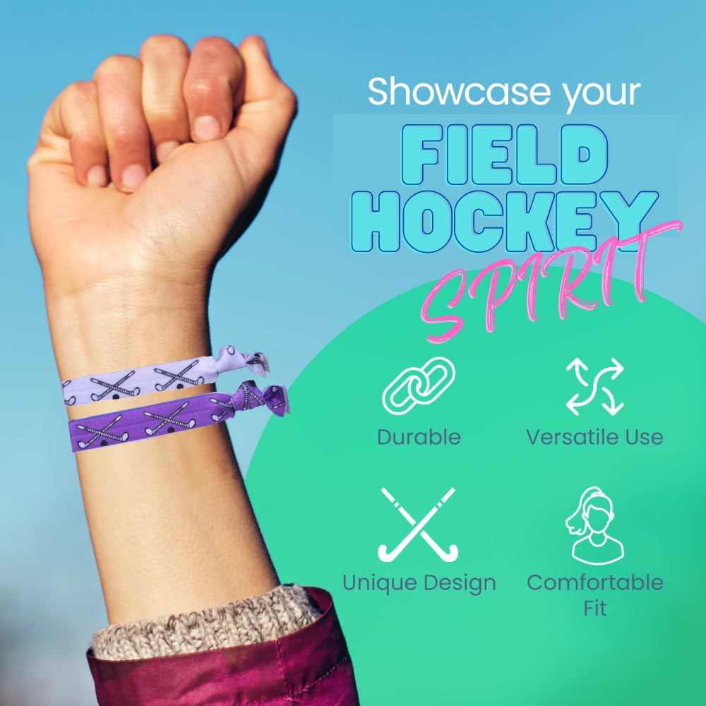 SPORTYBELLA hair tie worn on wrist as accessory, convenient spare during games